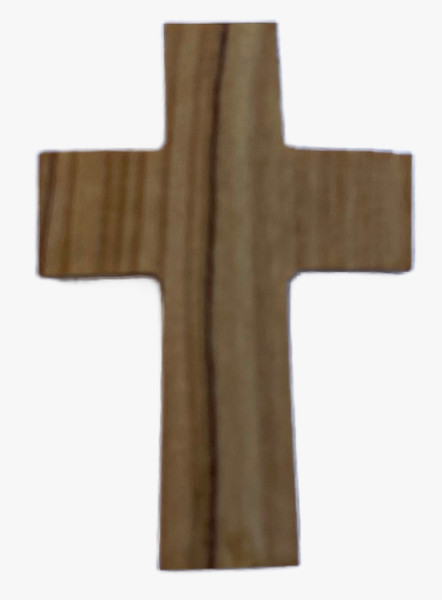 Olive Wood Crosses 1.5 Inch with Hole for Necklace - 10,000 Crosses @ $.45 Each