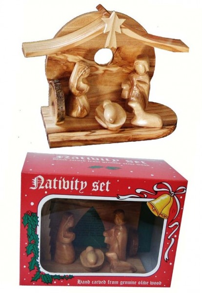 Small Modern Holy Family Nativity Sets in Bulk - 10 Nativity Scenes @ $48.95 Ea