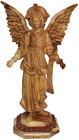Angel Gabriel Olive Wood Statue 14 Inches