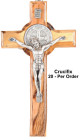 Wholesale 6 Inch Tall Saint Benedict Wall Crucifixes